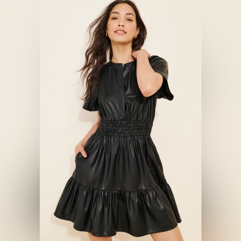 Vigoss Ladies Faux Leather Dress